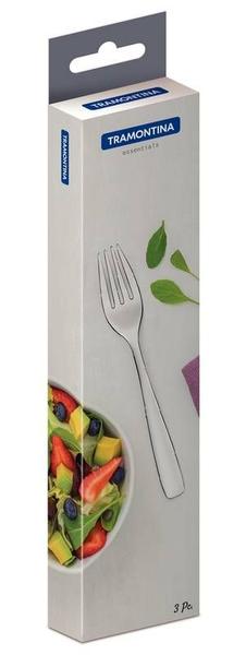 Conjunto de garfos de mesa tramontina aazonas em aço inox 3 peças. Imagem de Conjunto de garfos de mesa tramontina aazonas em aço inox 3 peças.