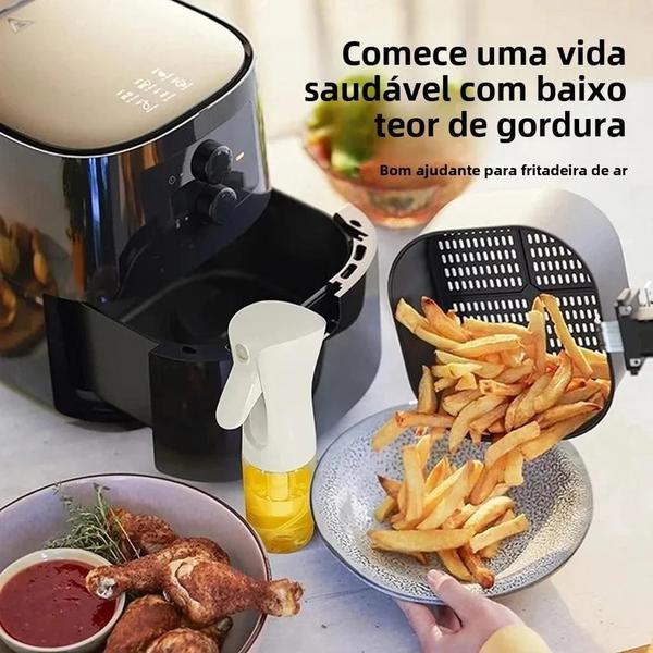 Imagem de Conjunto de Garrafas Pulverizadoras de Óleo (200/300ml) - Ideal para Cozinha, Fitness, Acampamento e Churrasco