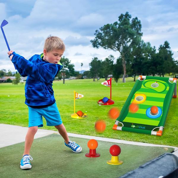 Imagem de Conjunto de golfe Bennol atualizado para crianças, interior e exterior, 3-6 anos