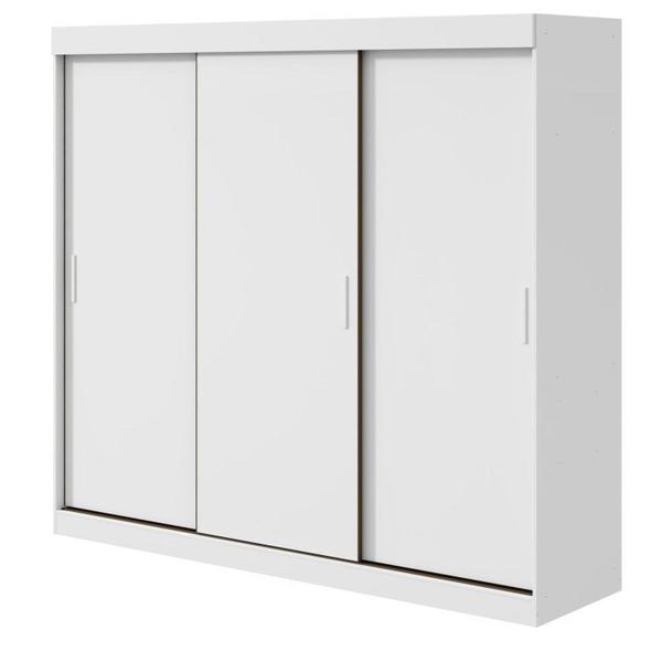 Imagem de Conjunto de Guarda-Roupa 3 Portas 3 Gavetas Saion Pluse Cômoda Vedra Branco