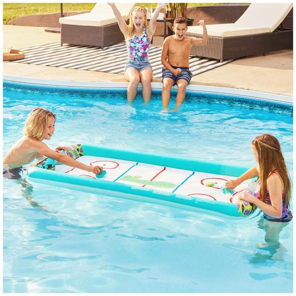 Imagem de Conjunto de hóquei de mesa flutuante em água SwimWays Hydro Hockey