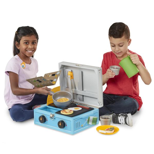 Imagem de Conjunto de jogos Camp Stove Melissa & Doug Let's Explore 24 peças