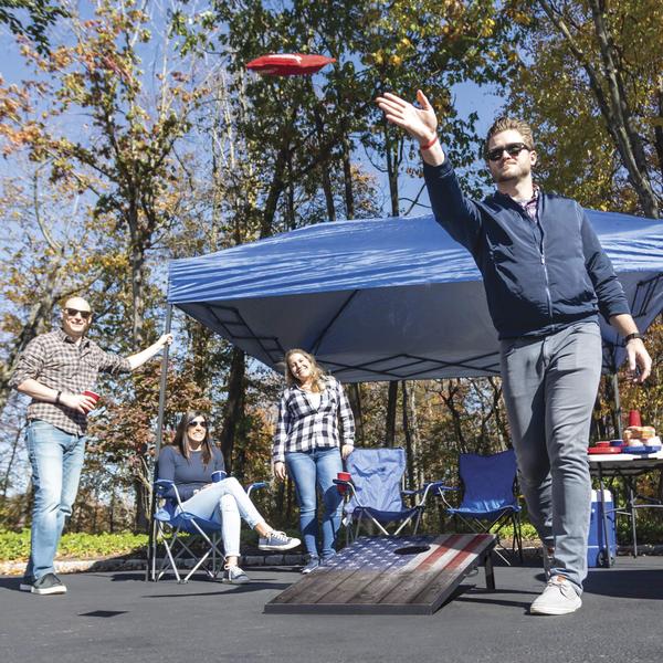 Imagem de Conjunto de jogos Cornhole Outdoor Wild Sports USA Flag 2x3 pés