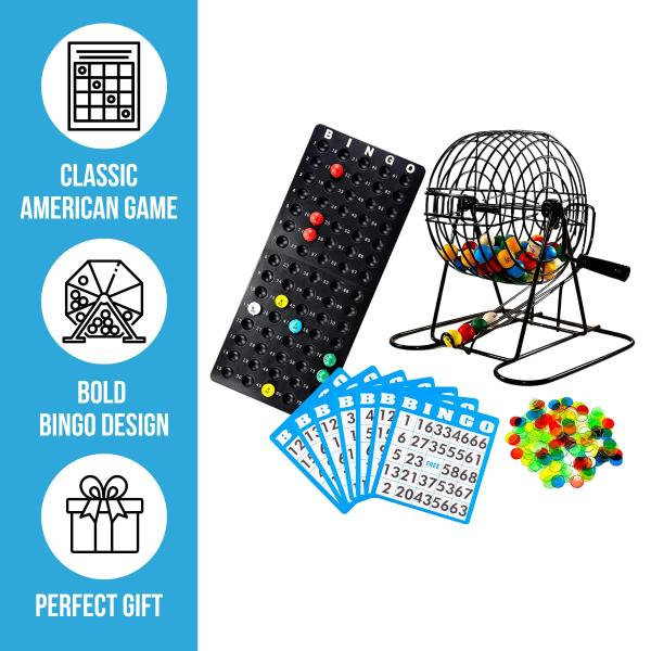 Imagem de Conjunto de jogos de bingo Regal Bingo Deluxe para adultos e crianças