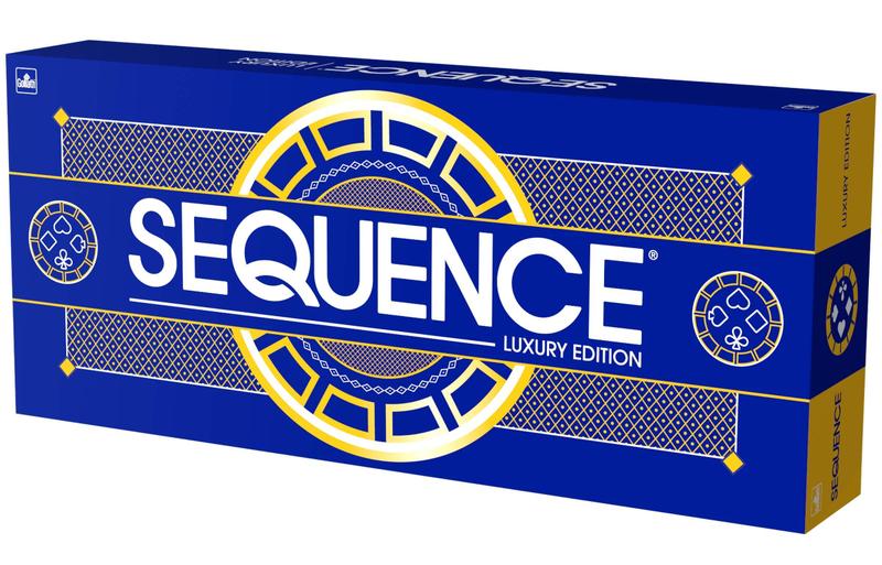 Imagem de Conjunto de jogos Goliath Sequence Luxury Edition com Game Mat Blue