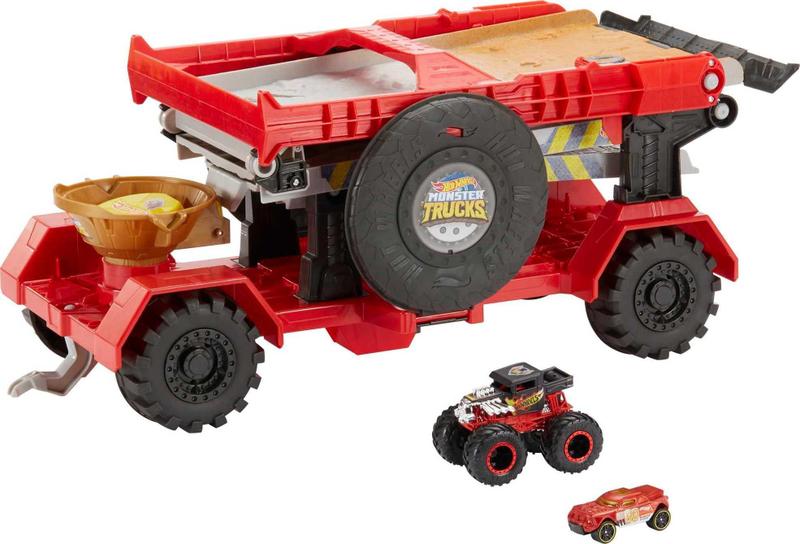 Imagem de Conjunto de jogos Hot Wheels Monster Trucks Down Hill Race & Go