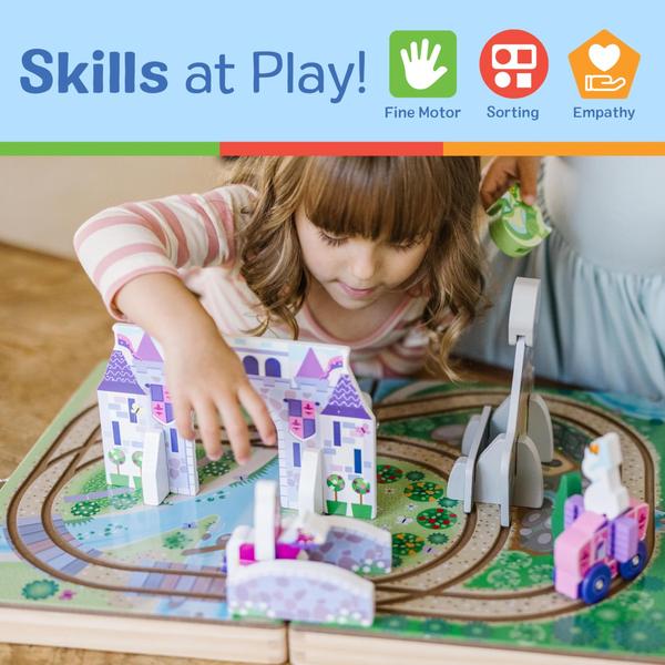 Conjunto de jogos Melissa & Doug Take-Along Tabletop Kingdom 19 unidades Imagem de Conjunto de jogos Melissa & Doug Take-Along Tabletop Kingdom 19 unidades