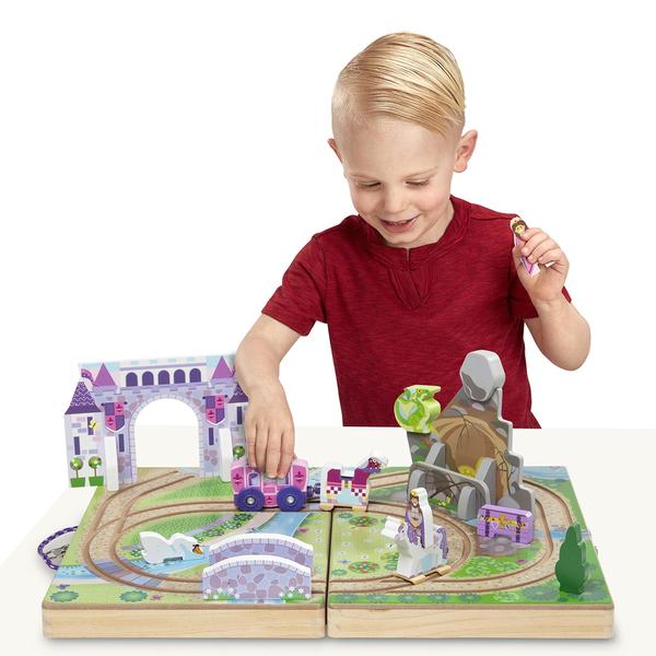Conjunto de jogos Melissa & Doug Take-Along Tabletop Kingdom 19 unidades Imagem de Conjunto de jogos Melissa & Doug Take-Along Tabletop Kingdom 19 unidades