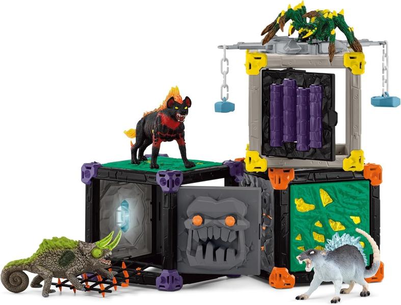 Imagem de Conjunto de jogos Schleich ELDRADOR Creatures BattleCave Arena Lava vs Shadow