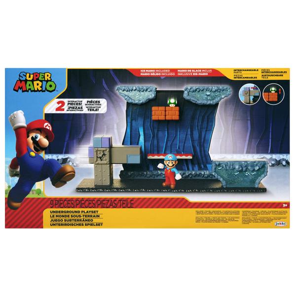 Imagem de Conjunto de jogos Super Mario Underground com Ice Mario Figure 5 peças