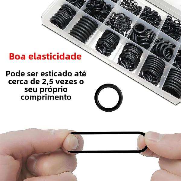 Imagem de Conjunto de Juntas de Vedação de Nitrilo - Kit de Borracha Resistente à Corrosão