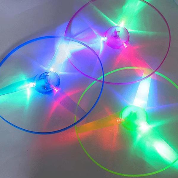 Imagem de Conjunto de lançadores de discos voadores de brinquedo Alipis Kids Outdoor Glow in Dark