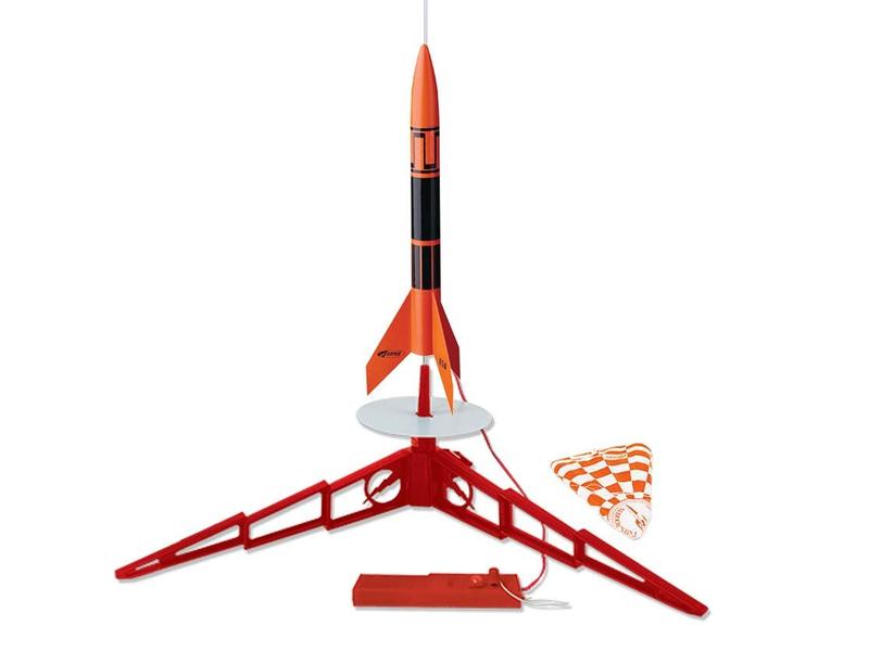 Imagem de Conjunto de lançamento modelo Rocket Estes Alpha III 12+ Years Preto/Laranja