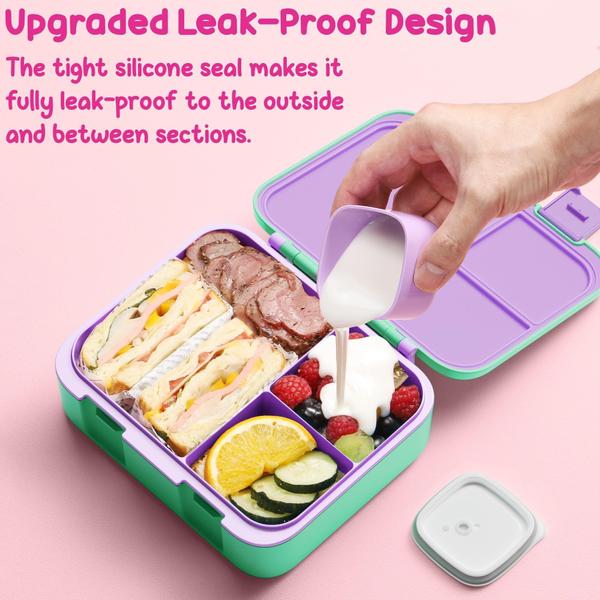 Imagem de Conjunto de lancheira Fimibuke Kids Bento Box com garrafa térmica para alimentos