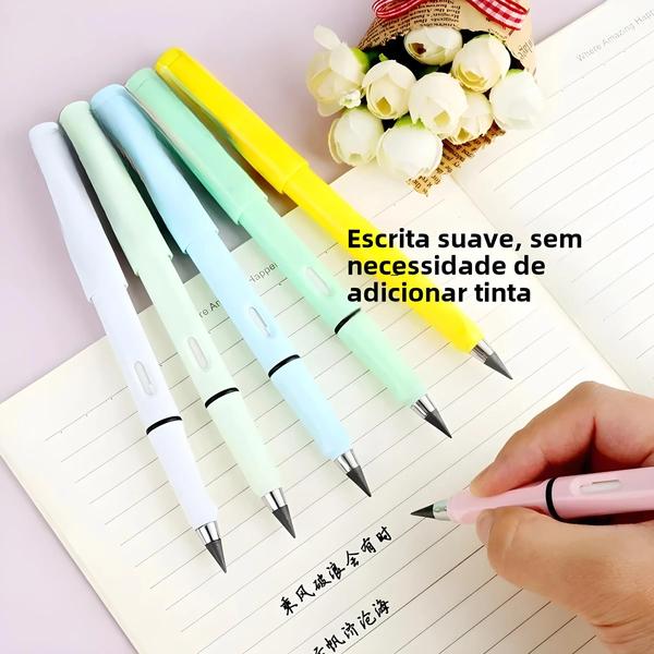 Imagem de Conjunto De Lápis Mágico Kawaii, 10 Peças, Escrita Ilimitada, Esboço De Arte, Material Escolar,