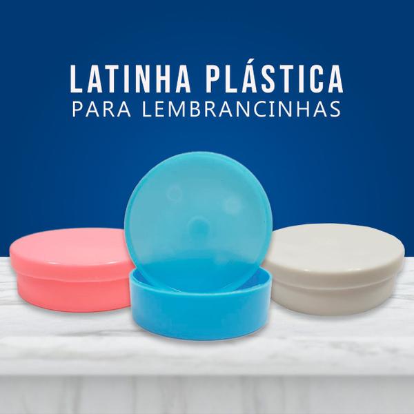 Imagem de Conjunto De Latinhas Rosa & Azul Para Artesanato Presente - 10 Unidades