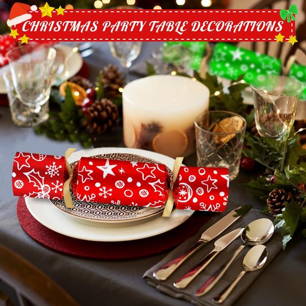 Conjunto de lembrancinhas de mesa de festa, 10 lembrancinhas de Natal sem pressão, com chapéus e piadas - Jorfin Imagem de Conjunto de lembrancinhas de mesa de festa, 10 lembrancinhas de Natal sem pressão, com chapéus e piadas