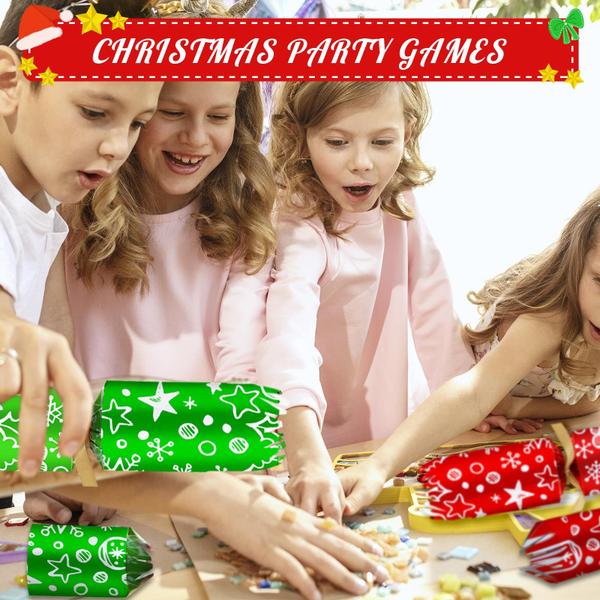 Conjunto de lembrancinhas de mesa de festa, 10 lembrancinhas de Natal sem pressão, com chapéus e piadas - Jorfin Imagem de Conjunto de lembrancinhas de mesa de festa, 10 lembrancinhas de Natal sem pressão, com chapéus e piadas