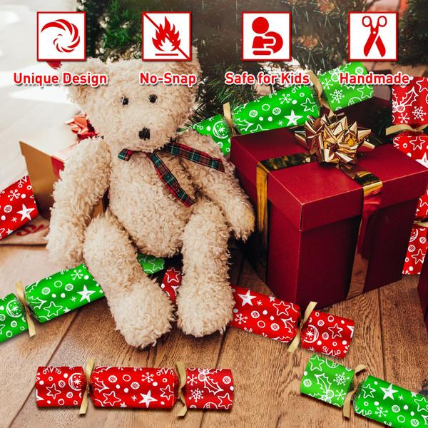 Conjunto de lembrancinhas de mesa de festa, 10 lembrancinhas de Natal sem pressão, com chapéus e piadas - Jorfin Imagem de Conjunto de lembrancinhas de mesa de festa, 10 lembrancinhas de Natal sem pressão, com chapéus e piadas