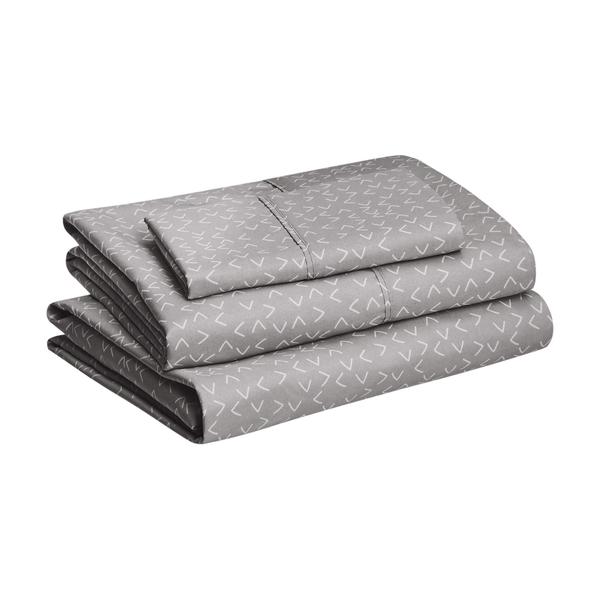 Imagem de Conjunto de lençóis de cama Amazon Basics Lightweight Microfiber Twin