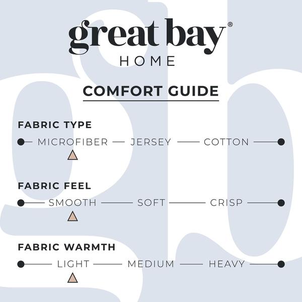 Imagem de Conjunto de lençóis Great Bay Home Coastal Microfiber Full Seashell