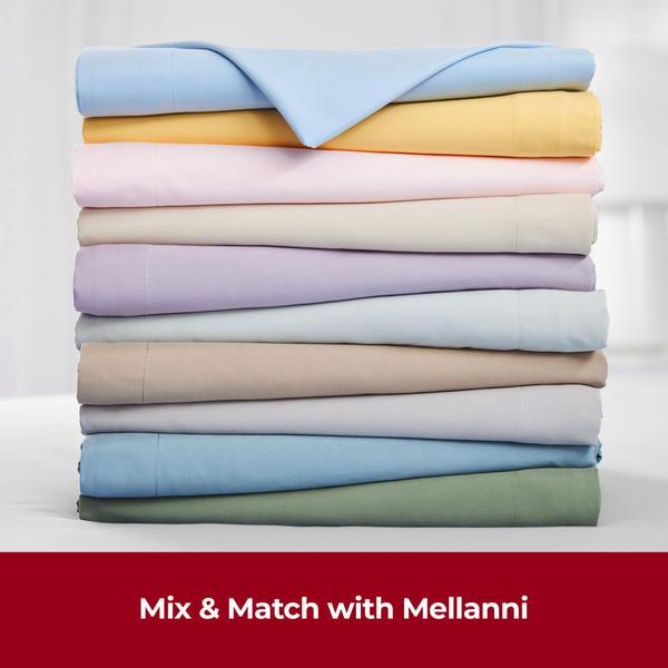 Imagem de Conjunto de lençóis Mellanni Extra Deep Pocket Split King Microfiber