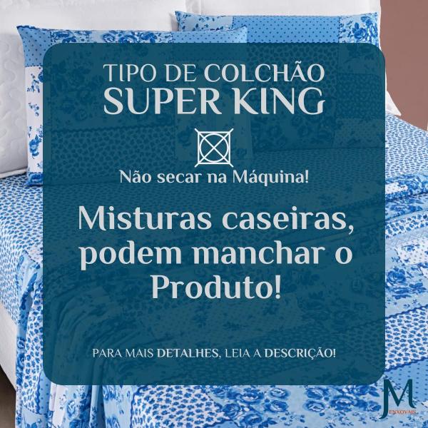 Imagem de Conjunto De Lencol Casal King Size Florença 04 Peças 200Fios