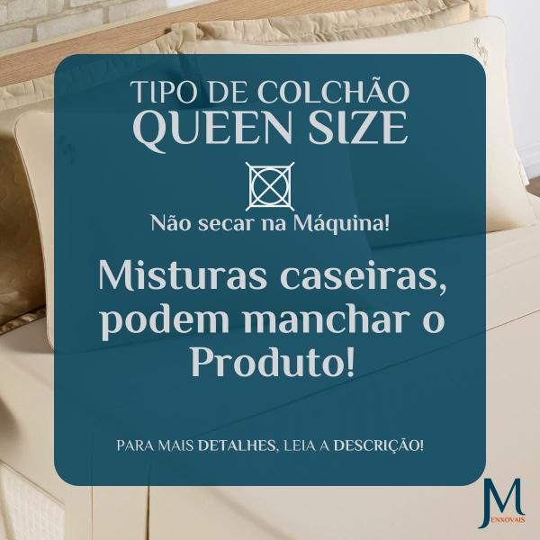 Imagem de Conjunto De Lencol Queen Size Casa Blanca Algodao 200 Fios Super Macio