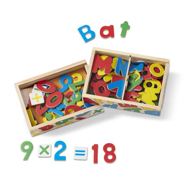 Imagem de Conjunto de letras e números magnéticos Melissa & Doug 89 ímãs