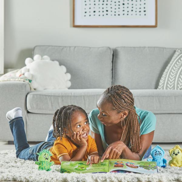 Imagem de Conjunto de livros de histórias e pelúcia hand2mind Feelings Family Toddler