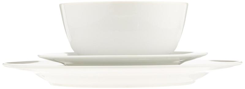 Conjunto de louças Amazon Basics, serviço de 18 peças para 6 pessoas - branco Imagem de Conjunto de louças Amazon Basics, serviço de 18 peças para 6 pessoas - branco
