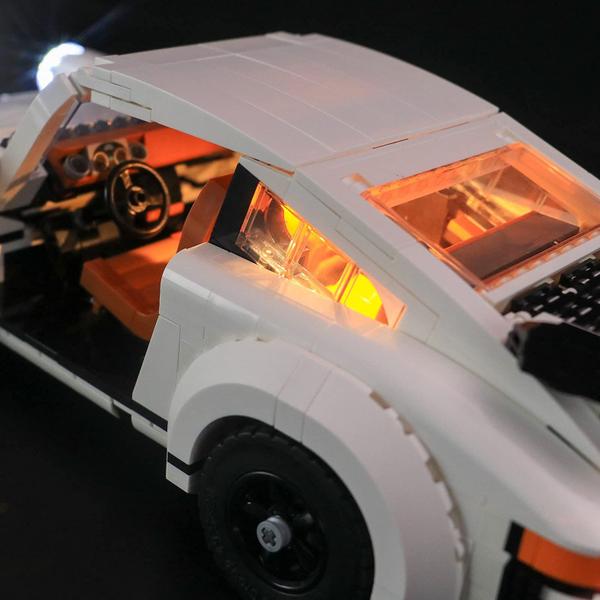 Imagem de Conjunto de luzes para blocos de construção Porsche 911 com kit de luz USB