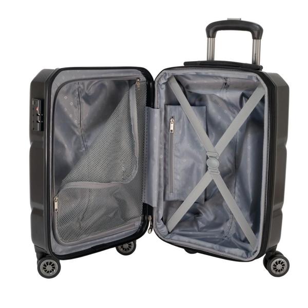 Imagem de Conjunto de Malas de Viagem Expansível em Policarbonato SAMSONITE Vegas Cadeado TSA 2Pcs P/M Preta