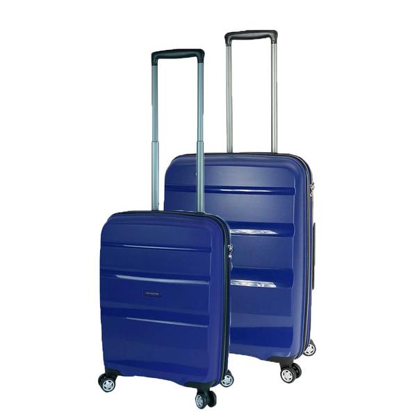 Imagem de Conjunto de Malas de Viagem Expansível em Polipropileno Samsonite Spin Air 2pcs P/m Tsa Azul