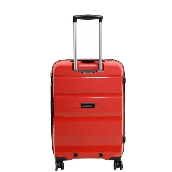 Imagem de Conjunto de Malas de Viagem Expansível em Polipropileno Samsonite Spin Air 2pcs P/m Tsa Vermelha