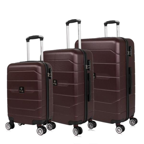 Conjunto de malas de viagem PMG Tóquio Swiss Move Vinho Conjunto de malas de viagem PMG Tóquio Swiss Move Vinho