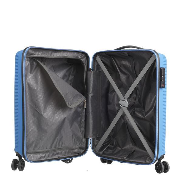 Imagem de Conjunto de Malas em Polipropileno American Tourister Camboriu Cadeado Tsa Rodas 360º 2 Pcs P/m Azul