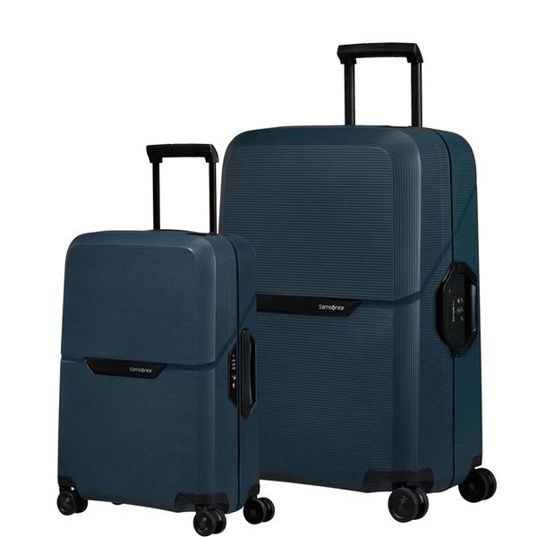 Imagem de Conjunto de Malas Magnum Eco Samsonite Polipropileno Cadeado TSA 4 Rodas Duplas 2 Peças P e M