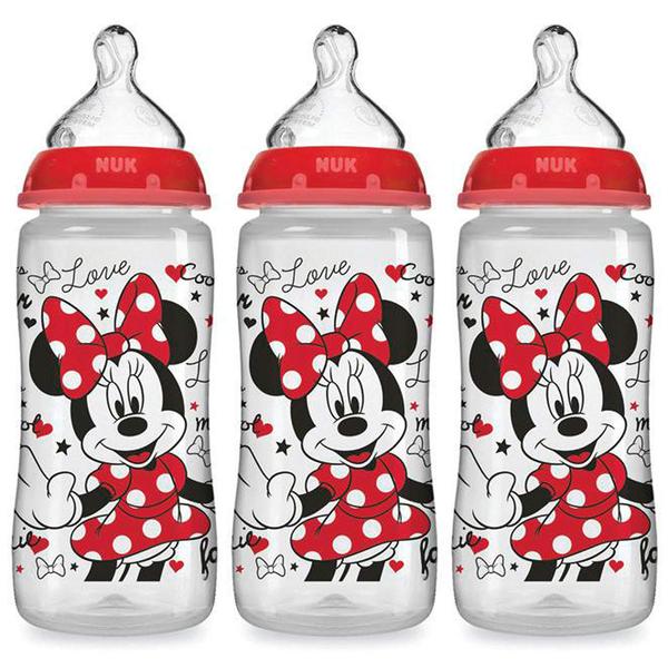 Imagem de Conjunto de mamadeiras e chupetas NUK Disney Newborn Minnie Mouse