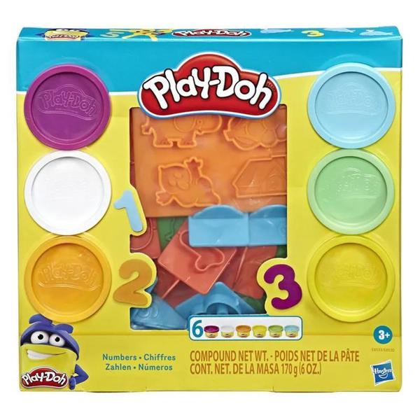 Imagem de Conjunto De Massinhas Play-Doh Moldes De Números Play Doh E8533