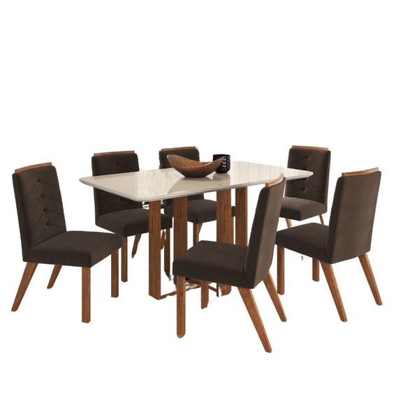 Imagem de Conjunto De Mesa Com 6 Cadeiras Ref 170/27 Zamarchi