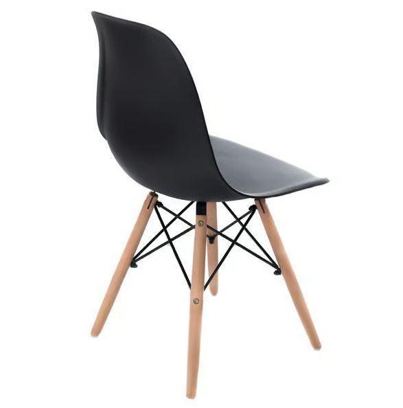 Imagem de Conjunto De Mesa De Jantar Eames Eiffel Redonda 90Cm Tampo D