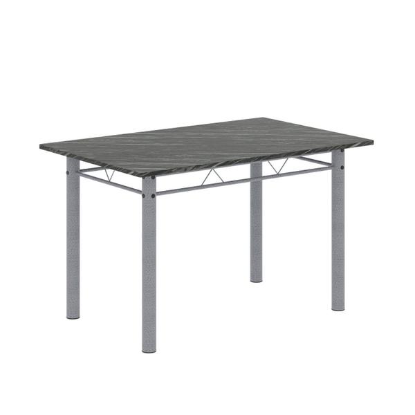 Imagem de Conjunto de Mesa Retangular 120x75cm Tampo Ardósia Indiano 4 Cadeiras Lavínea