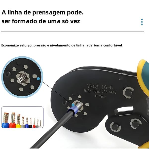 Imagem de Conjunto de Mini Alicates para Friso Terminal Tubular de Tamanho Grande