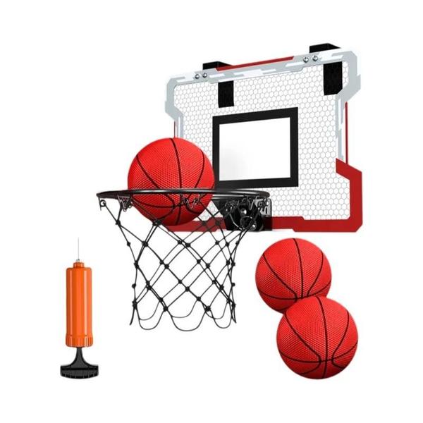 Imagem de Conjunto de Mini Cesta de Basquete Infantil - Para Interiores e Exteriores (3 a 12 anos)