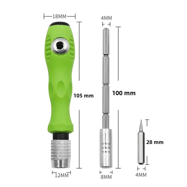 Imagem de Conjunto De Mini Chave De Fenda Magnética 32 Em 1 De Precisão Para Kit De Reparo De Câmera Móvel