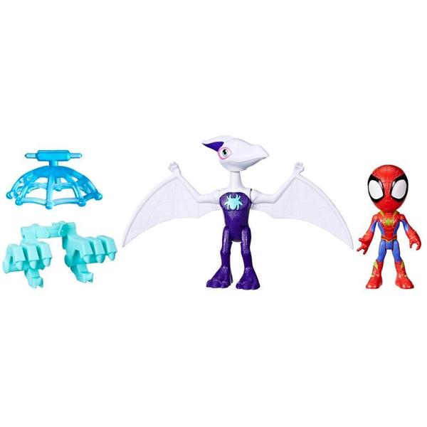 Imagem de Conjunto de Mini Figuras - Ghostasaurus e Spidey - Dino Webs - Spidey and his Amazing Friends - Hasbro