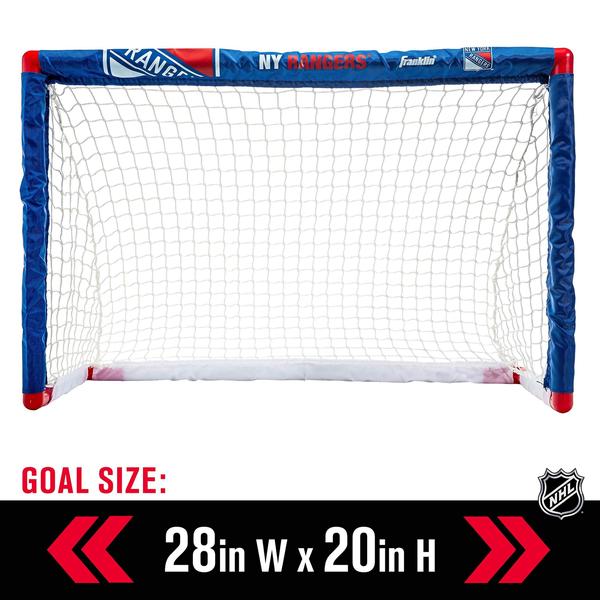 Conjunto de mini hóquei Franklin Sports NHL New York Rangers Imagem de Conjunto de mini hóquei Franklin Sports NHL New York Rangers