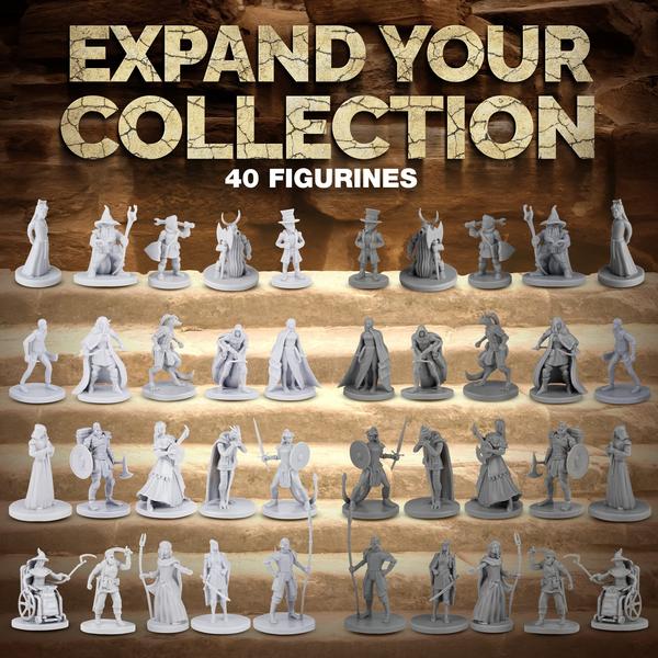 Conjunto de miniaturas de mesa Fantasy Path Gaming Town Folks x40 Imagem de Conjunto de miniaturas de mesa Fantasy Path Gaming Town Folks x40