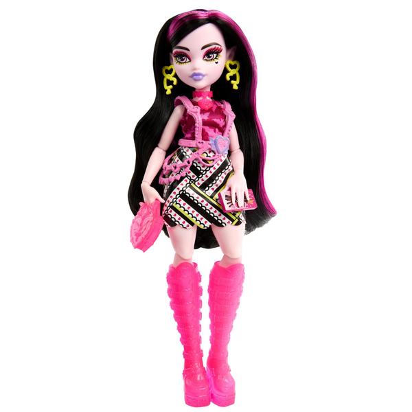 Imagem de Conjunto de moda Monster High Doll Draculaura com mais de 19 surpresas